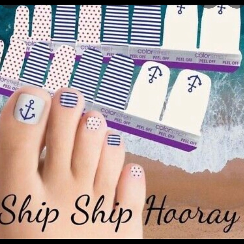 Brand new color street nail/pedicure strips